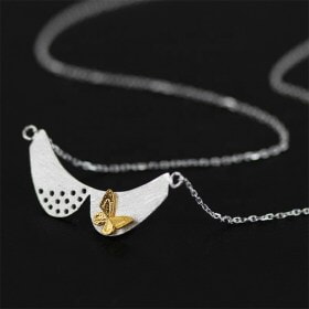 Design-sterling-silver-Collar-butterfly-necklace