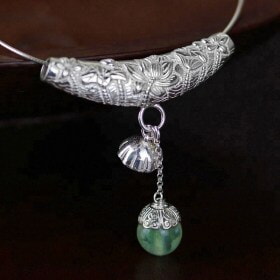 Designer-Lotus-Seedpod-925-silver-vintage-pendant38