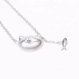 Fashion-cute-design-925-silver-necklace