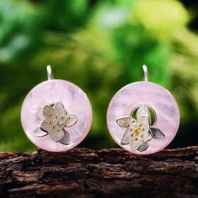 Handmade-Natural-stone-jewelry-gemstone-earring