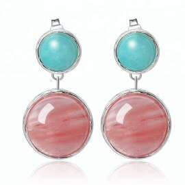 Lady-Candy-house-silver-Earring-gemstone-jewelry