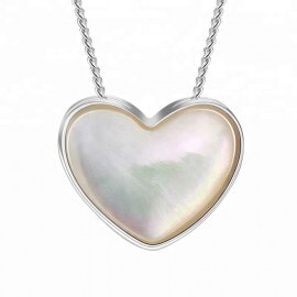 New-Afternoon-Dating-silver-crystal-heart-pendant