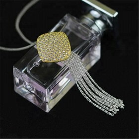 New-Fashion-Heart-Tassel-Silver-ladies-necklace