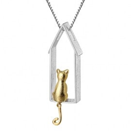 Original-Cute-design-sterling-silver-dog-pendant