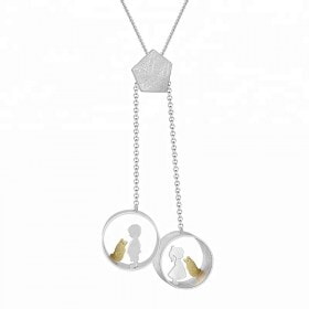 Romantic-design-silver-pendant-necklace-jewelry