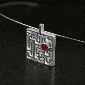 Special-Maze-Design-925-sterling-silver-pendant