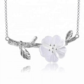 Unique-925-Silver-flower-Natural-crystal-necklace